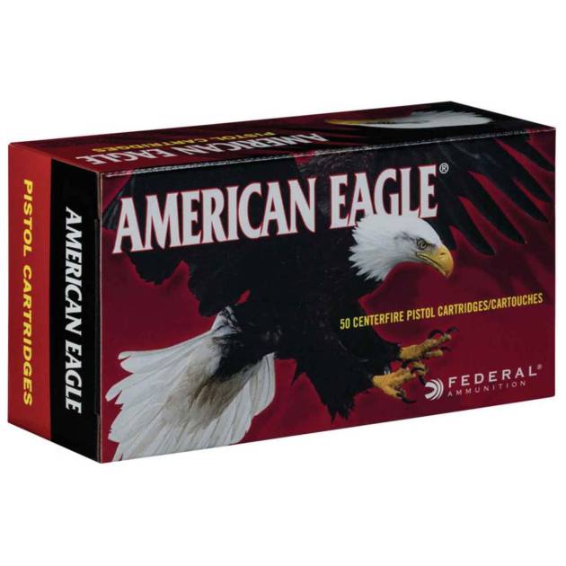 Federal American Eagle 380 Auto (ACP) 95gr FMJ Handgun Ammo - 50 Rounds
