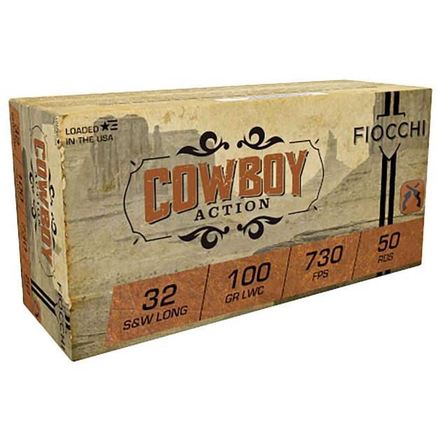 Fiocchi Cowboy Action 32 S&W Long 100gr LDWC Handgun Ammo - 50 Rounds