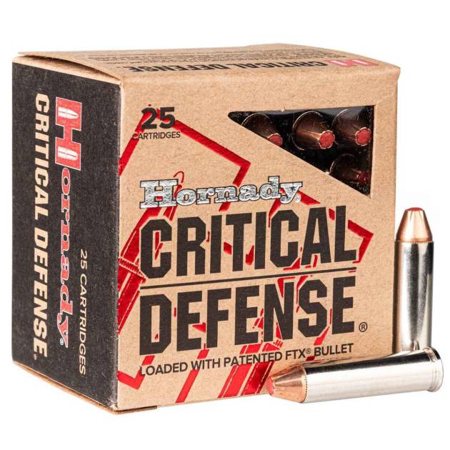 Hornady Critical Defense 327 Federal Magnum 80gr FTX Handgun Ammo - 25 Rounds
