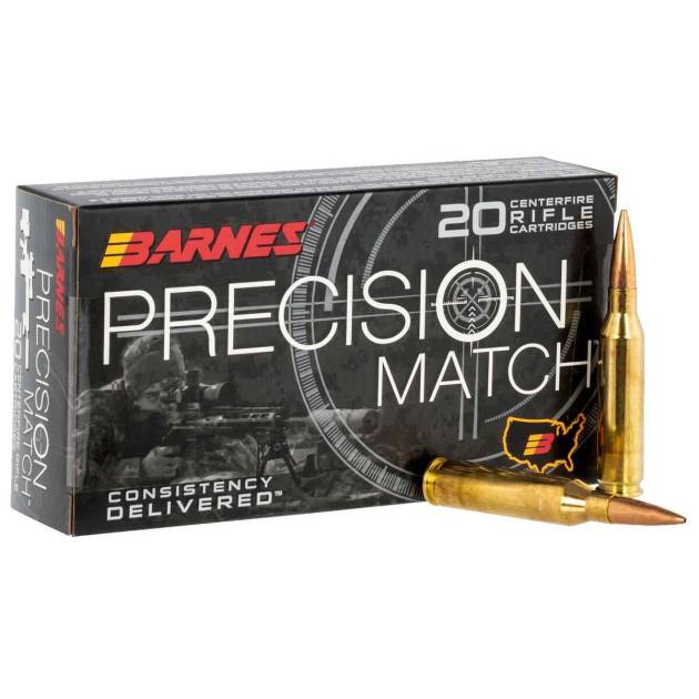 Barnes Bullets Precision Match 260 Remington 140gr OTMBT Rifle Ammo - 20 Rounds