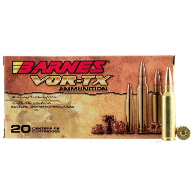 Barnes VOR-TX 270 WSM (Winchester Short Mag) 140gr TSX BT Rifle Ammo - 20 Rounds