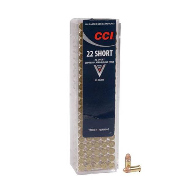 CCI Standard Velocity 22 Long Rifle 40gr LRN Rimfire Ammo - 100 Rounds