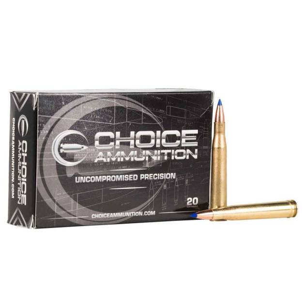 Choice Ammunition 300 H&H Magnum 180gr Barnes TTSX Rifle Ammo - 20 Rounds