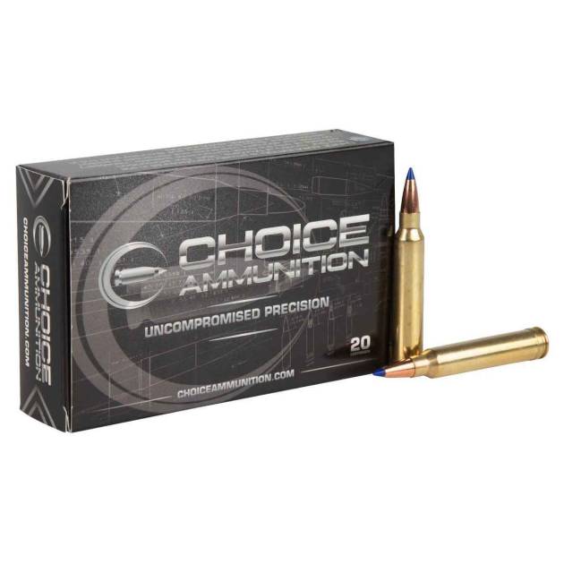 Choice Ammunition 300 Winchester Magnum 168gr Barnes TTSX Rifle Ammo - 20 Rounds