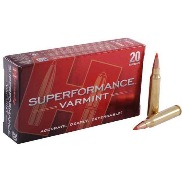 Hornady Superformance Varmint 204 Ruger 32gr V Max Rifle Ammo - 20 Rounds