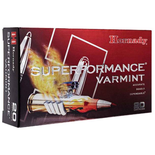 Hornady Superformance Varmint 204 Ruger 40gr V Max Rifle Ammo - 20 Rounds