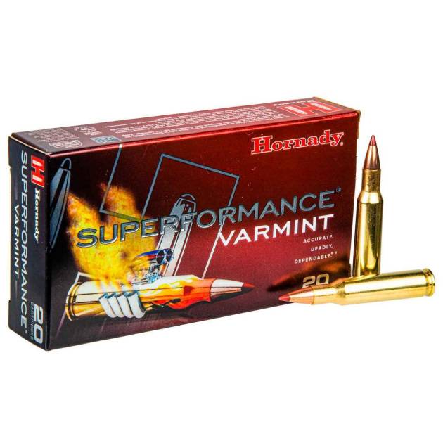 Hornady Superformance Varmint 222 Remington 35gr NTX Rifle Ammo - 20 Rounds