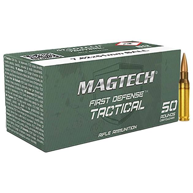Magtech First Defense Tactical 7.62mm NATO 147gr FMJ Rifle Ammo - 50 Rounds