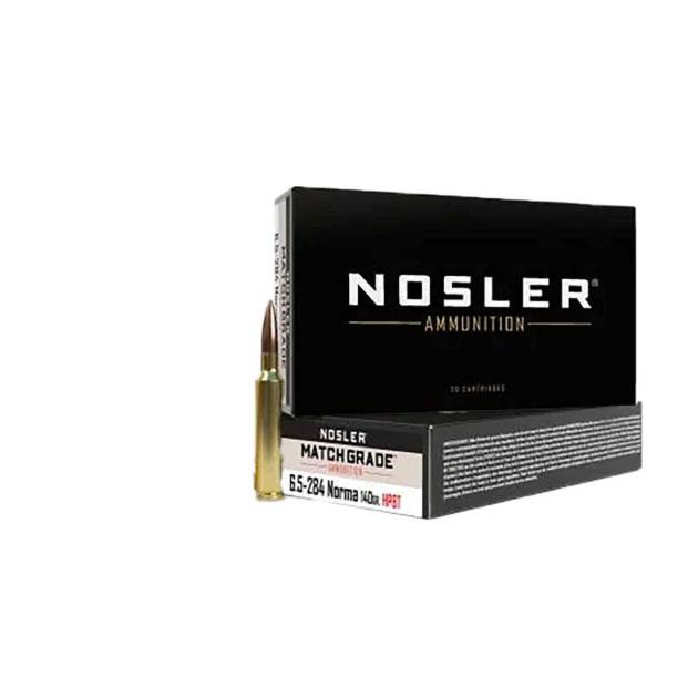 Nosler Custom Competition Match Grade 6.5-284 Norma 140gr Hollow Point Centerfire Rifle Ammo - 20 Rounds