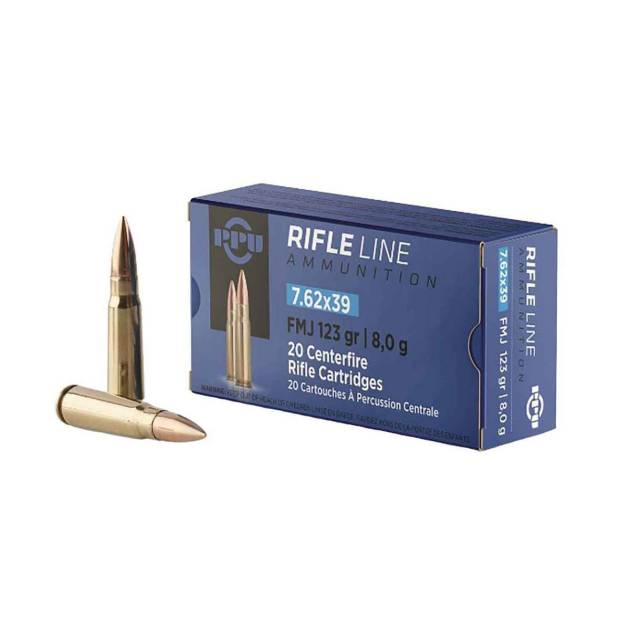 Nosler 7.62x39mm 123gr Ballistic Tip Hunting Rifle Ammo - 20 Rounds