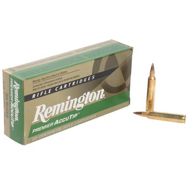 Remington Premier 204 Ruger 32gr AccuTip Rifle Ammo - 20 Rounds