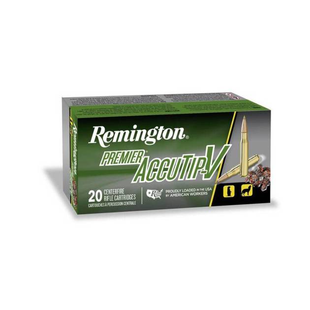 Remington Premier 22 Hornet 35gr AccuTip-V Rifle Ammo - 20 Rounds
