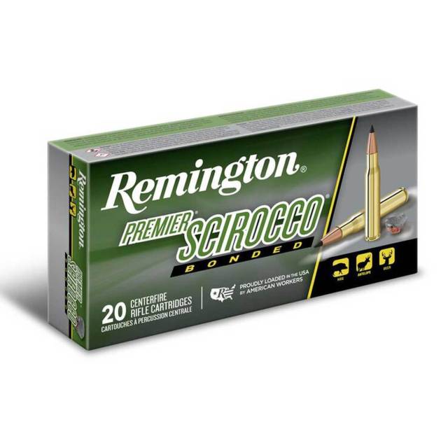 Remington Premier Scirocco 300 WSM (Winchester Short Mag) 180gr Swift Scirocco Bonded Rifle Ammo - 20 Rounds