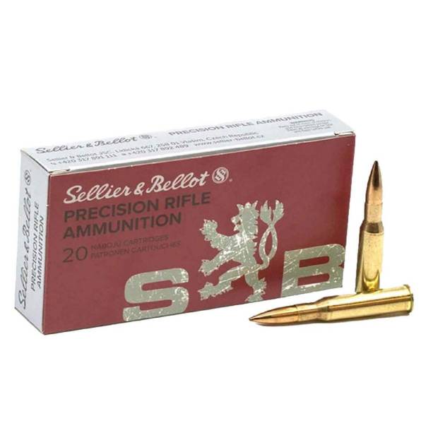 Sellier & Bellot 7.62x54R 174gr HPBT Rifle Ammo - 20 Rounds