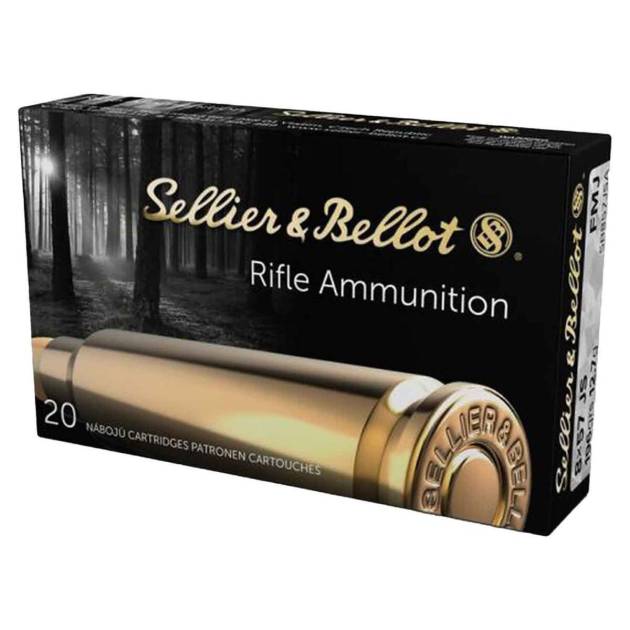 Sellier & Bellot 8x57mm JS 196gr FMJ Rifle Ammo - 20 Rounds