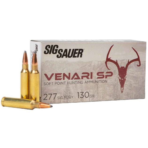 Sig Sauer SP 277 Sig Fury 130gr Soft Point Rifle Ammo - 20 Rounds