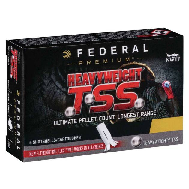 Federal Heavyweight TSS 20 Gauge 3in #9 1-1/2oz Tungsten Turkey Shotshells - 5 Rounds
