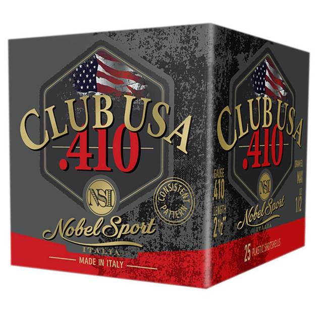 Nobel Club USA 410 Gauge 2-1/2in #6 1/2oz Target Shotshells - 25 Rounds